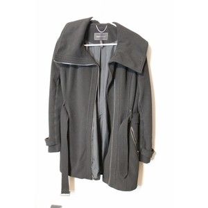 BCBG Max Azria Black Moto Rana Jacket Size M